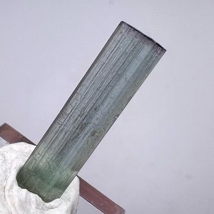 Green Elbaite Tourmaline crystal
